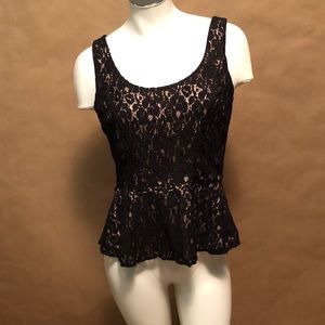 Heart soul peplum tank